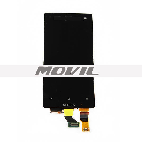 Lcd for Sony LT26W Black Lcd para Sony LT26W Negro-0